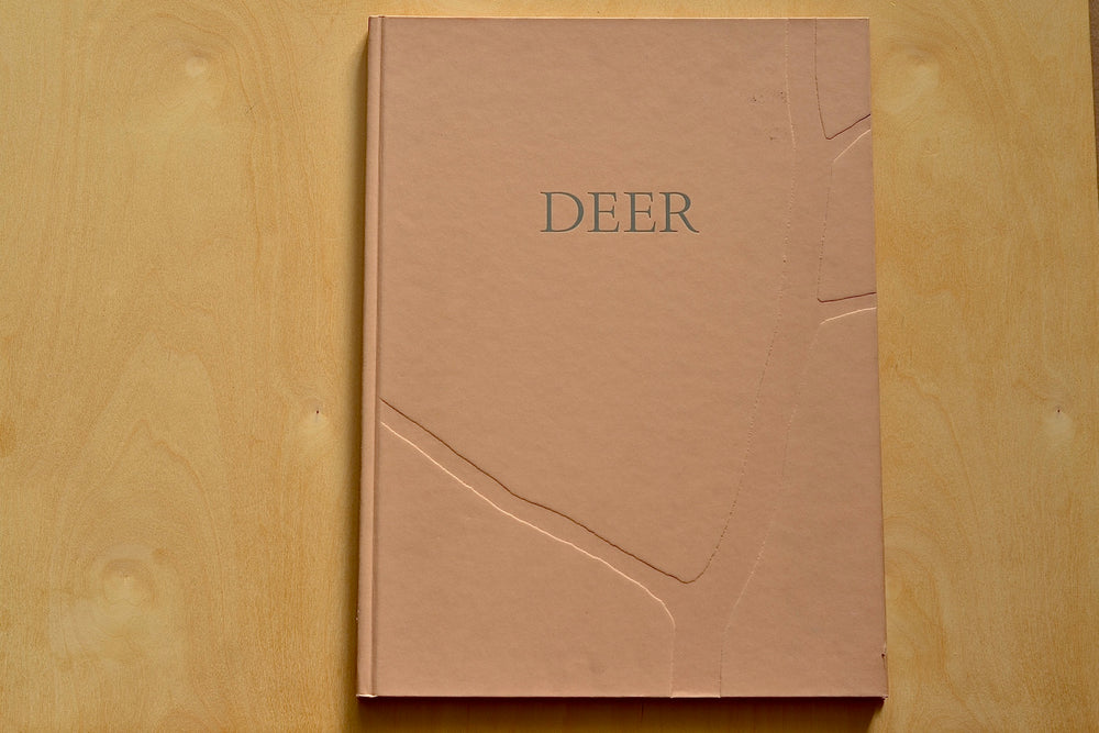 Vintage copy of Deer with watercolors by Mats Gustafson. Published by JMc & GHB editions.