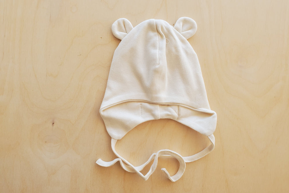 Baby Pilot hat by Fog Linen.