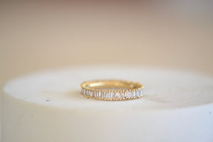 Suzanne Kalan 18k Yellow Gold Small Baguette Eternity Band