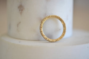 Suzanne Kalan 18k Yellow Gold Small Baguette Eternity Band
