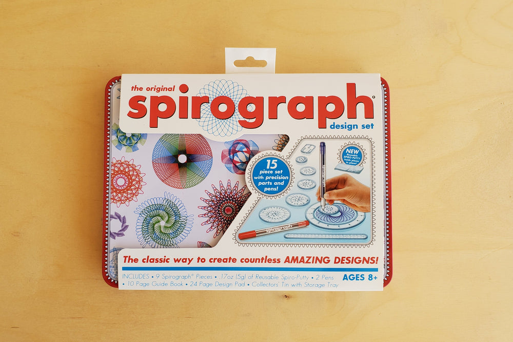Spirograph set drawing tool.