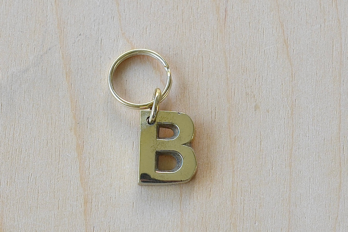 Aubock Keyring Letter– OK Fine Furniture