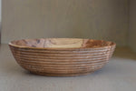 Circle Factory Bowl in Maple with Ridges 14 x 4