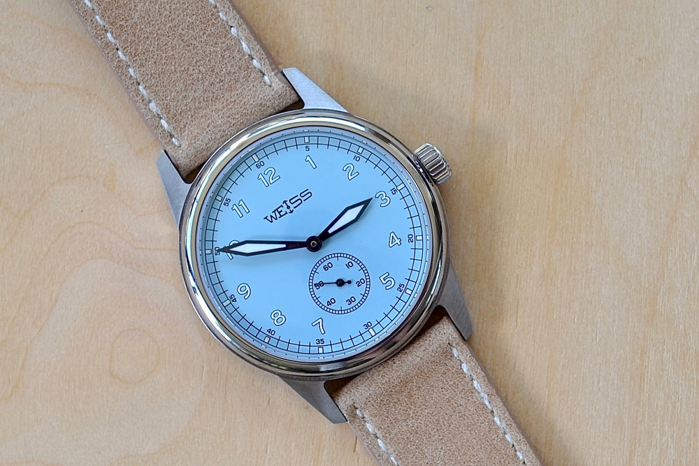 Weiss Watch - 38MM Limited Edition Standard Issue Field Watch in Light Ocean Blue