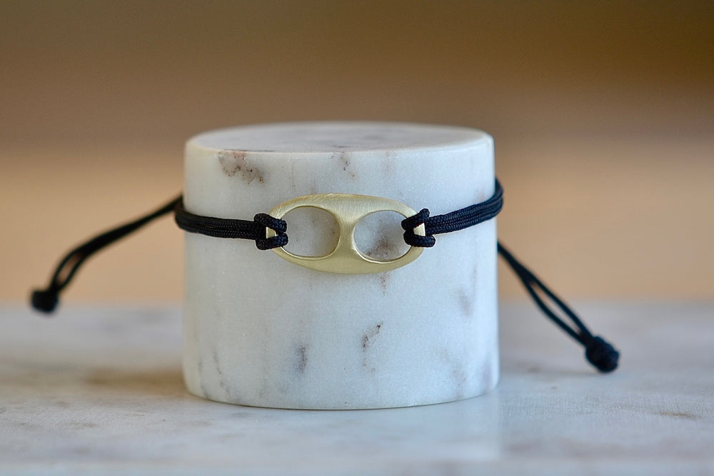 Marina Bracelet in black by Lisa Ziff.