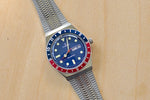 Timex Q Diver Reissue Blue Dial Red/Blue Bezel Stainless Bracelet