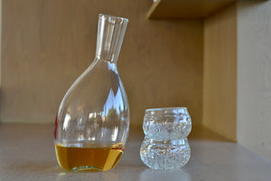 
            
                Load image into Gallery viewer, Nate Cotterman Mouth blown wine decanter.
            
        