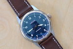 Weiss Watch - 38MM Automatic Issue Field Watch Blue Dial and date