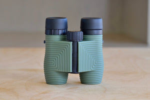 Standard Issue Binoculars 10x25 in Sage Green by Nocs. 
