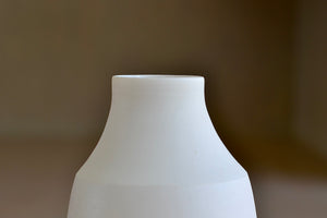 Detail of vase with neck "B" by Lilith Roackett. 