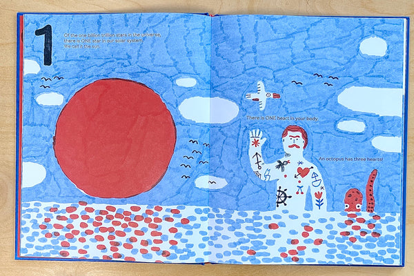 Illustration form Octopuses have Zero Bones by Anne Richardson with illustrations by Andrea Antinori.