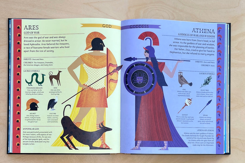 Page from Greek Myths: Meet the heroes, gods, and monsters of ancient Greece.