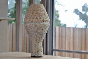 Tan Echo Vase by Heather Rosenman.