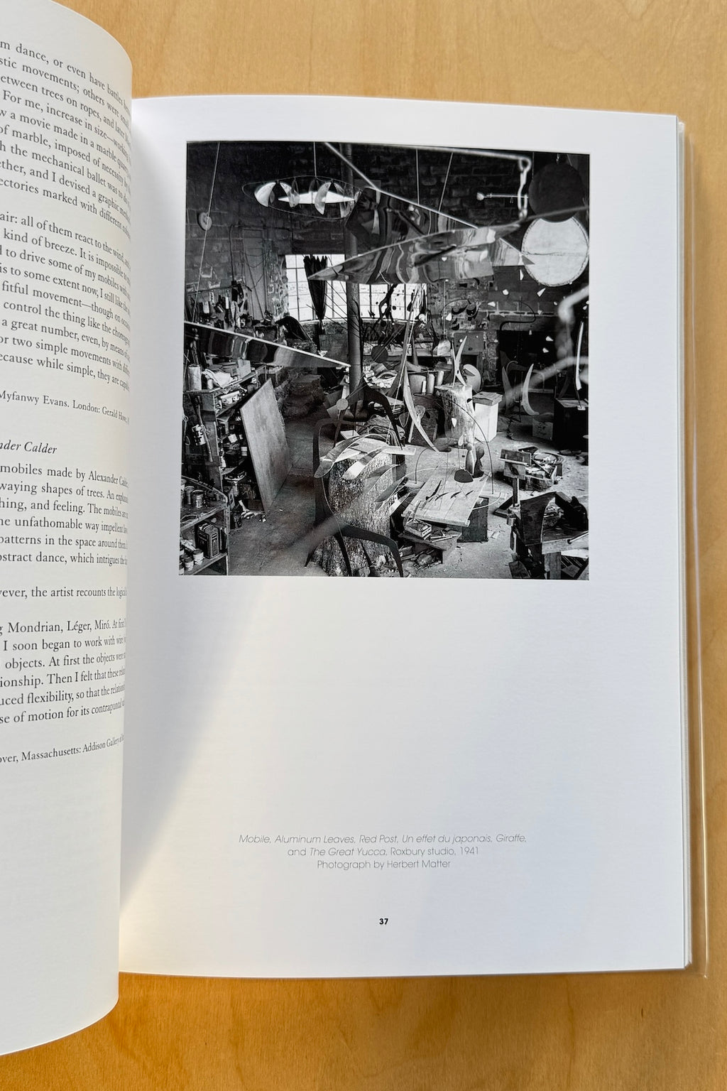Photograph from Calder Sculpting Time book.