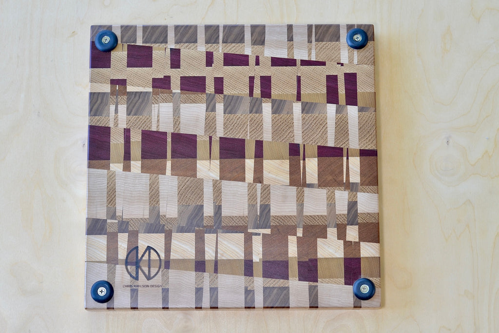 Medium cutting board by Chris Karlson turned over.