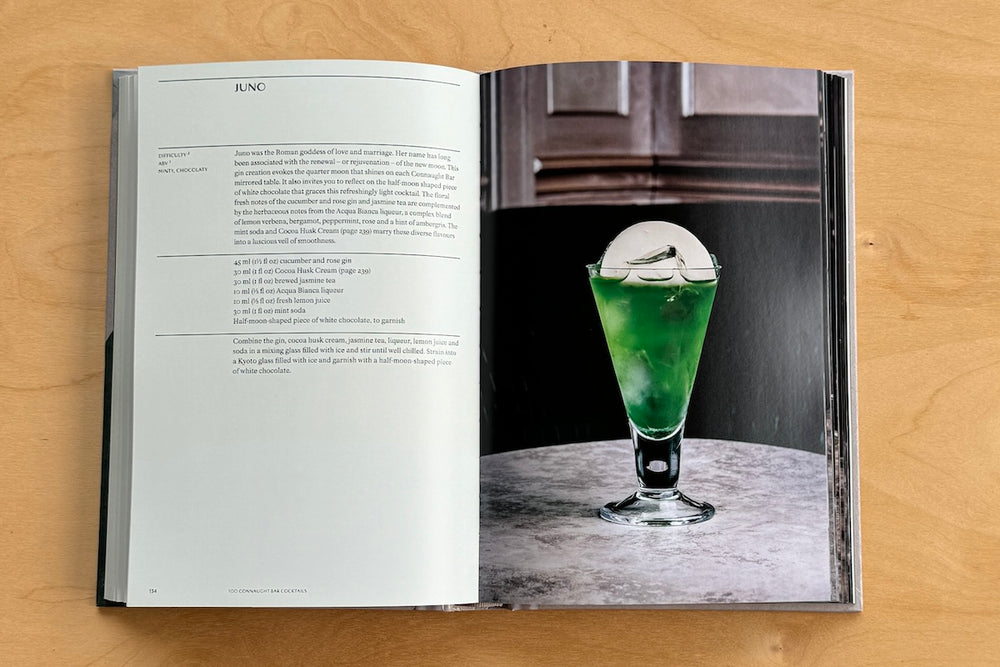 Juno cocktail from The Connaught Bar : Recipes and Iconic Creations by Agostino Perrone.