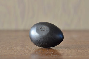 
            
                Load image into Gallery viewer, Aubock signature on Aubock Paperweight &amp;quot;Egg&amp;quot; 5599 Patina
            
        