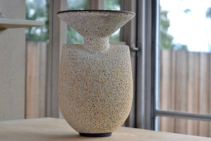 Tan Artemis Vase or vessel  by Heather Rosenman.