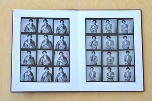 Contact sheets from Basquiat "A Portrait" by Richard Corman in slipcase.