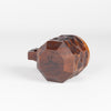 Medium Urushi jincup from Akihiro Woodworks o its side.