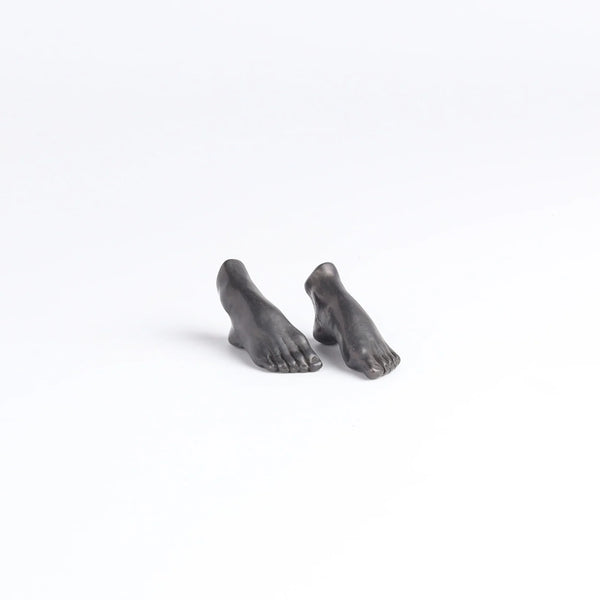 Bronze Objects Pair Tiny Feet "En Pointe" made by Anne Ricketts.