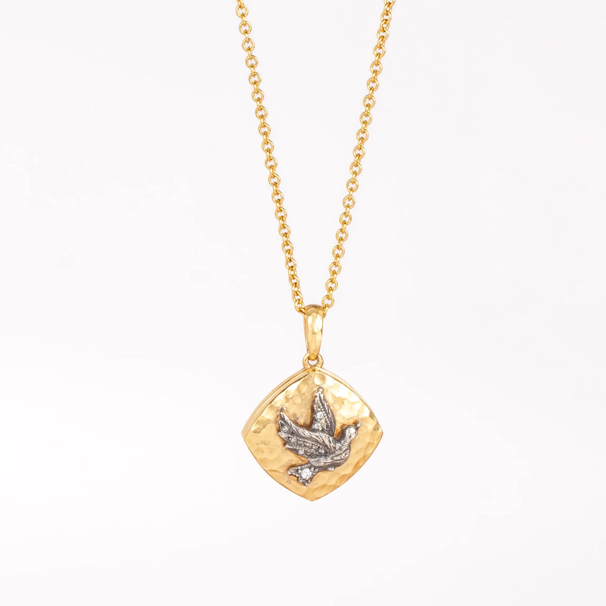 Square Bird Slide locket by Arman Sarkisyan | OK– OK Fine Furniture