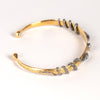Side view of snake Cuff bravelet by Arman Sarkysian. 