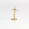 Carl Aubock Sculpture "Sportsman" 7204 on white background.
