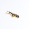 Side view of Hand keyring key chain by Carl Aubock.