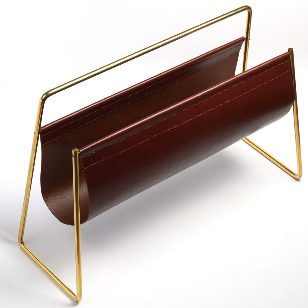 Carl Aubock 4488 Newspaper or Magazine Rack on white background.