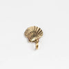 5663 polished brass keyring key chain or holder in seashell by Werkstatte Carl Aubock.