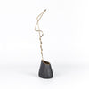 Aubock Vase 7240 Single Noose is a brass vase with patinated body, polished rim and rod. Designed by Carl Auböck and handmade in Austria. Founded in 1906, the workshop is still owned and operated by the Auböck family (by Carl IV and V) from its original home, in a Vienna townhouse.
OK has the largest selection of current Werkstätte Auböck production in the US and in stock, ready to ship.