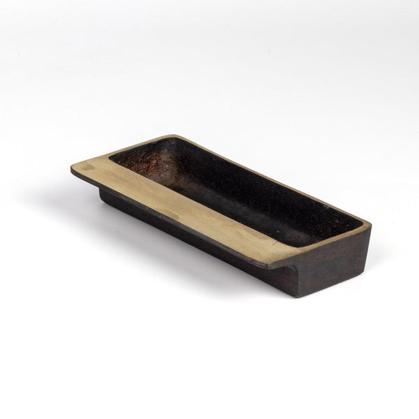 Carl Aubock Cigar ashtray 4609 in patina brass.