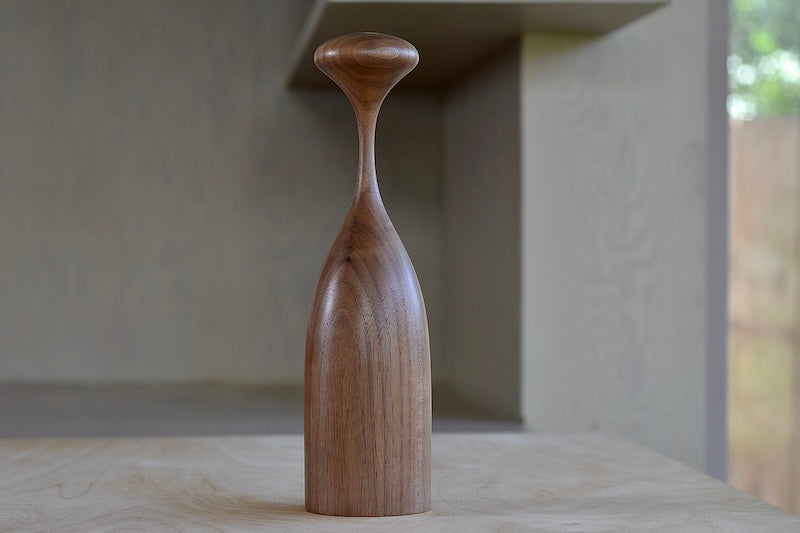
            
                Load image into Gallery viewer, Serratus Pepper Mill Grinders that twist in Black Walnut. Made in solid ethically sourced wood in Canada.
            
        