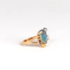 Small Galaxy Opal Ring by Bibi Van Der Velden on white background.