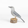 Sabia da Fornia aka Quail Bird from Brazil is a beautifully made fair trade wood bird modeled after birds from the region, this artisan makes them from reclaimed wood and supports his family by their production. 