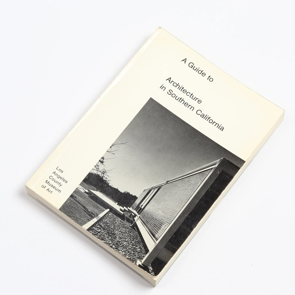 A guide to Architecture in Southern California is an out of print vintage copy of a modernist guide book.
