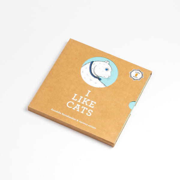 I Like Cats written by Anushka Ravishankar & and various artists with a blue cover and cardboard dust jacket. Printed in India.