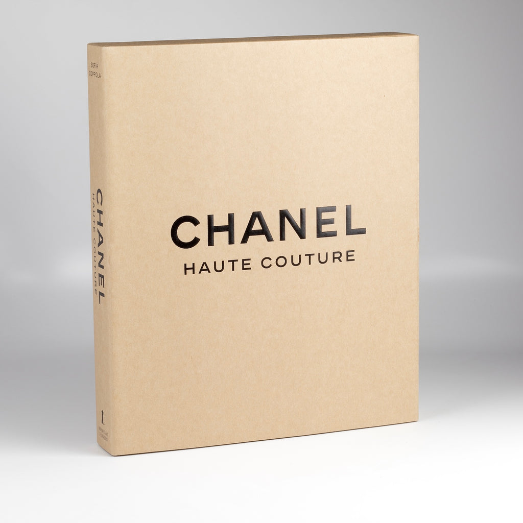Chanel Haute Couture book in embossed carton from Mack Books and Sofia Coppola.