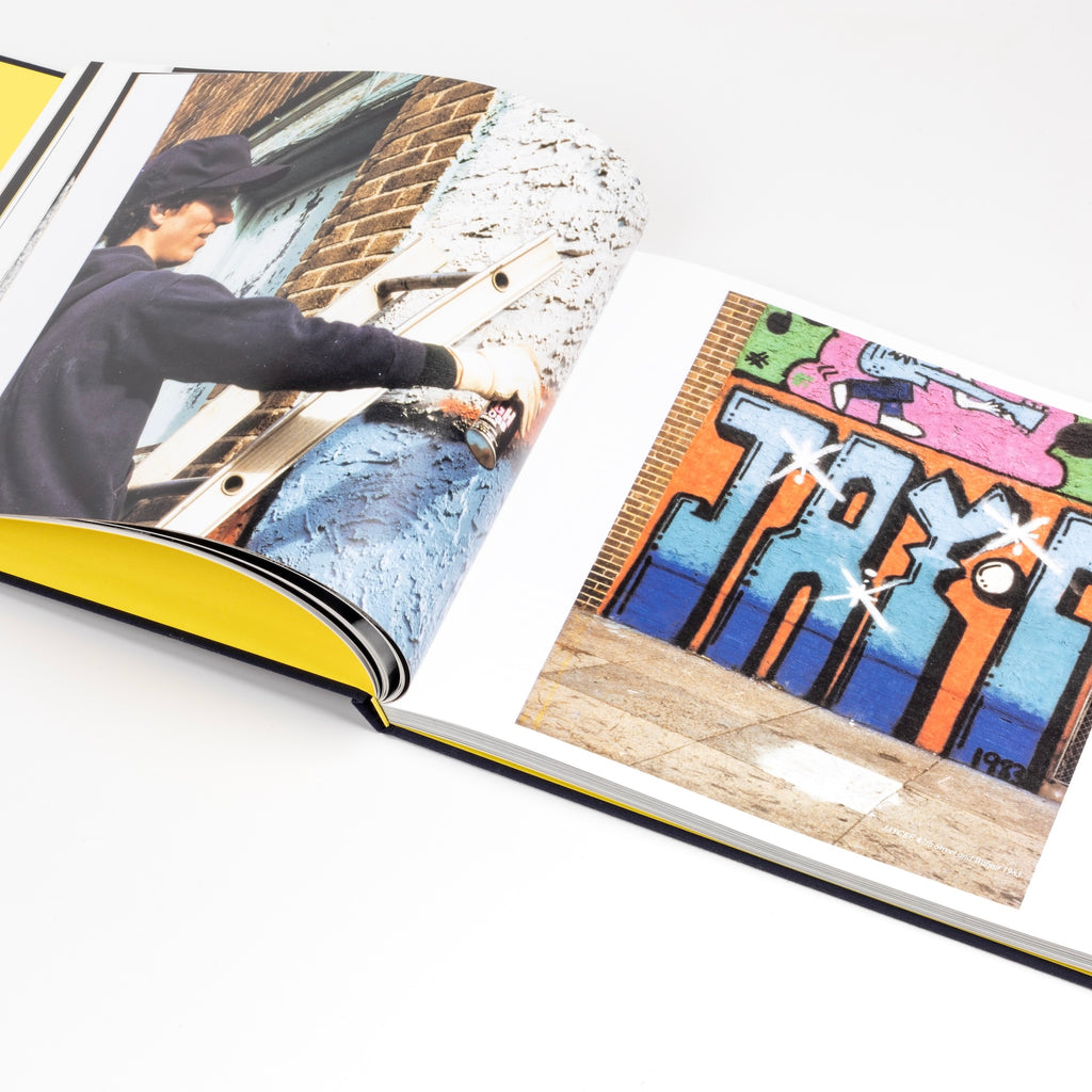 Page from Philadelphia Scool of Music & Art: John Coffey depicts graffiti art and music scene in Philadelphia 1980-83