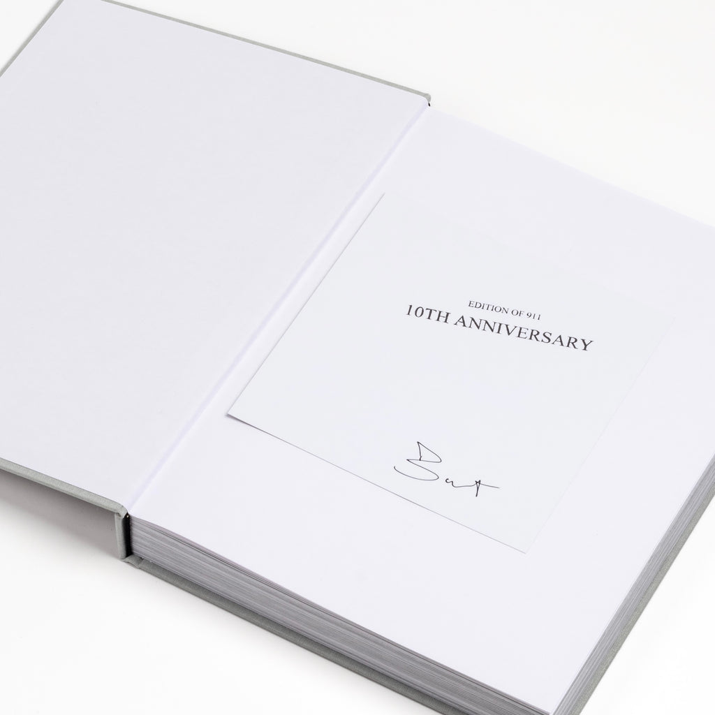 Signature in Page from Bart Kuykens 10th Anniversary photo book in an edition of 911.