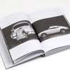 Page from Bart Kuykens 10th Anniversary photo book on orsche drivers and their cars.