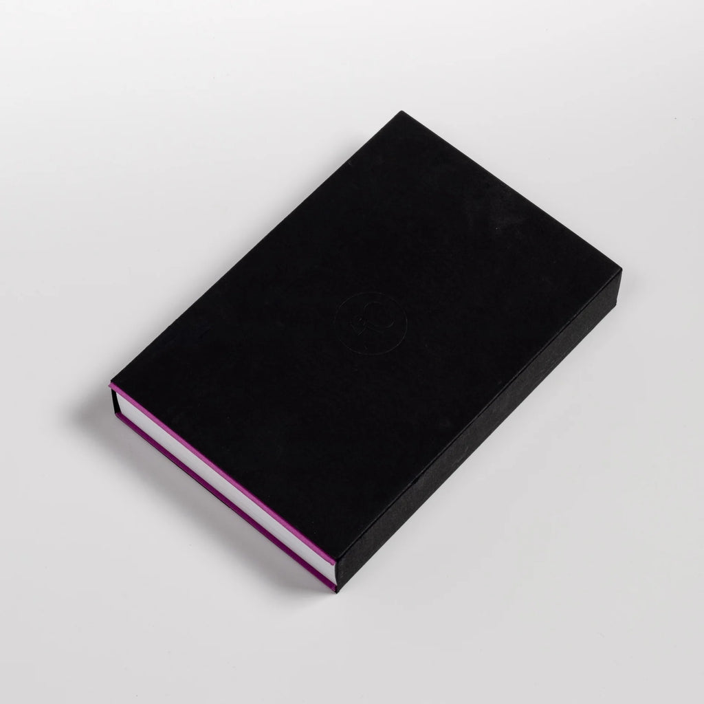 Embossed cover sleeve for Donald Judd Furniture book.