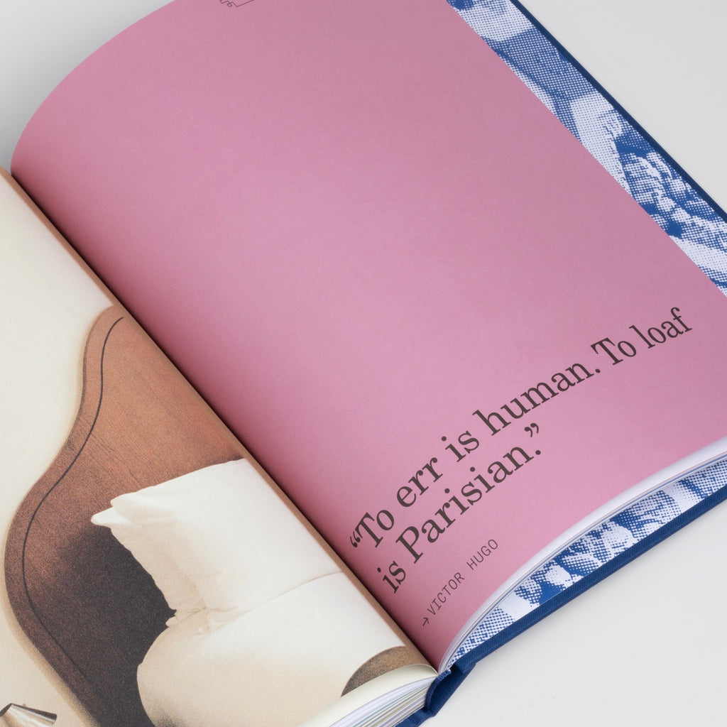 Page with Victor Hugo quote from Type 7 Travel Guide to Paris.