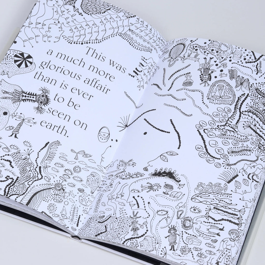 Page from The Little Mermaid: Illustrated by Yoyoi Kusama.