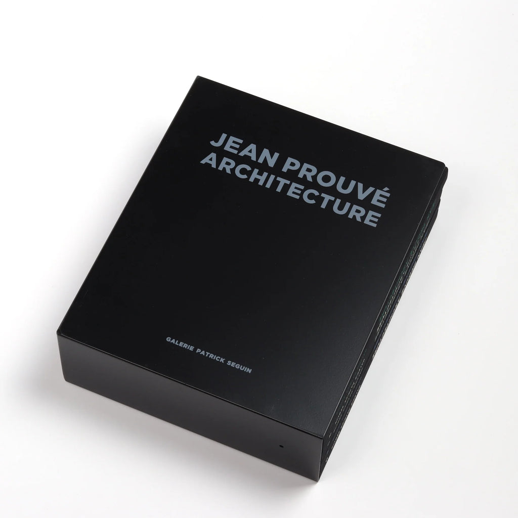 Back of Jean Prouvé Architecture: Five-Volume Box Set No. 1 from Galerie Patrick Seguin.