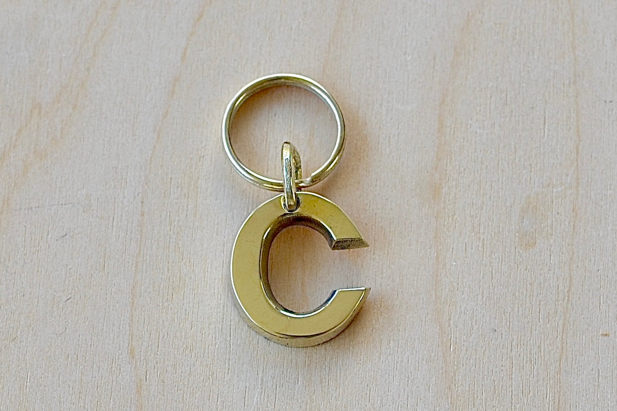 Aubock Keyring Letter– OK Fine Furniture