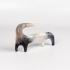 A ceramic creature  figurine made by Carol Horst.