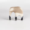 Formed from solid clay and refined by hand, this "one of a kind" ceramic creature is made out of white earthenware and white terra sigillata before getting pit fired in the wilderness. Made by Carol Horst in Los Angeles.