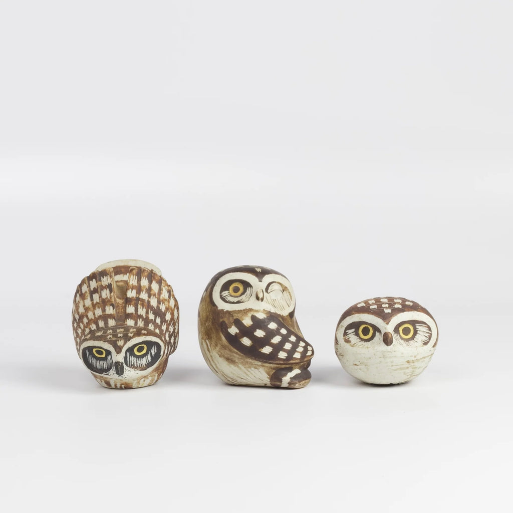 Vintage Ceramics - Set of 3 Gustavsberg Owls– OK Fine Furniture